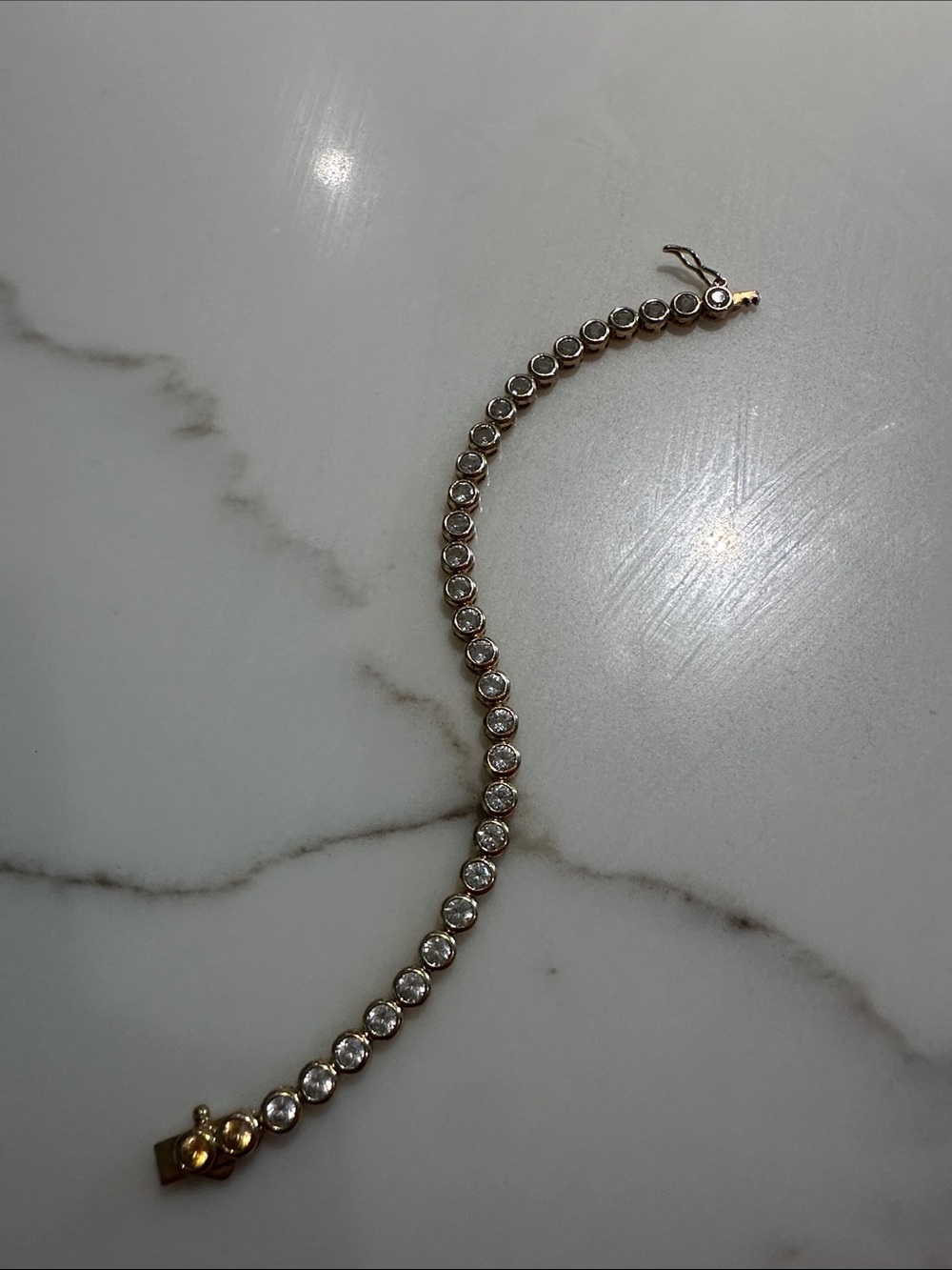 Dorsey James Bezel Rivière Bracelet